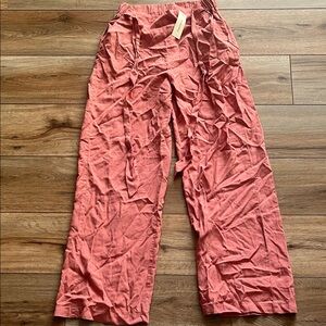 Francesca's Collections Coral Wide Leg Pants